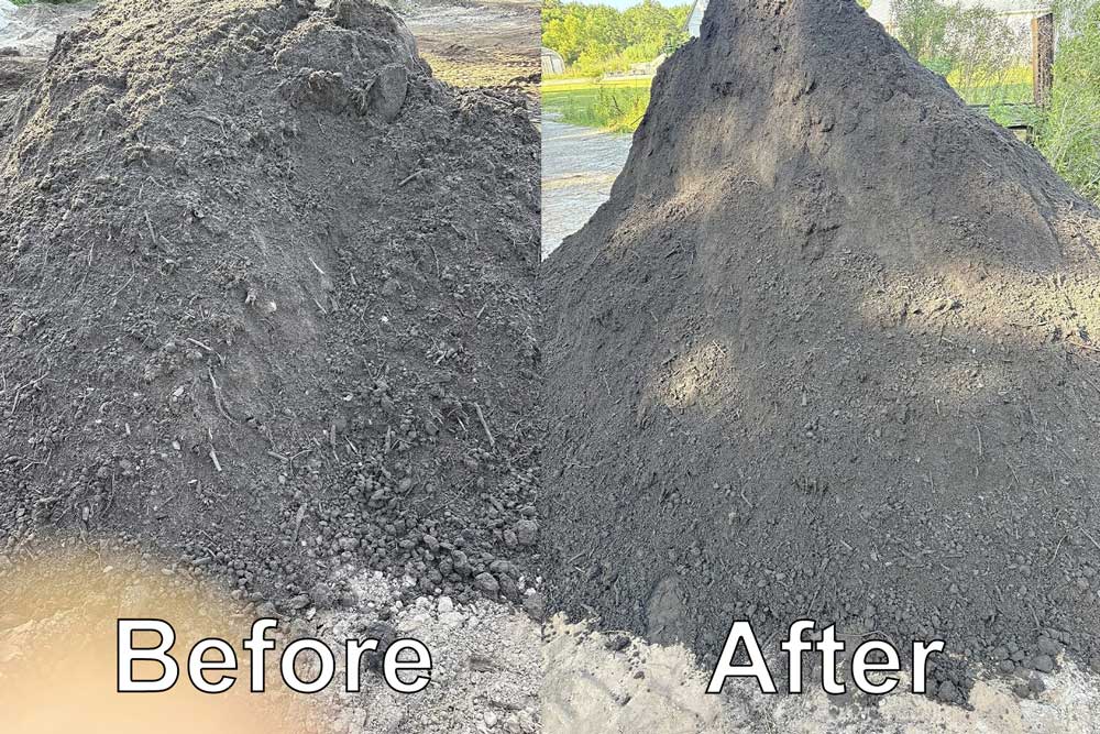 before and after screened